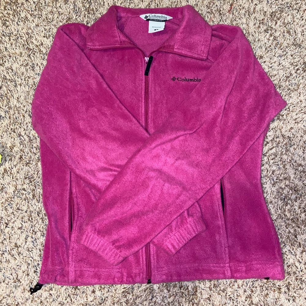 Columbia Zip Up Crew Neck